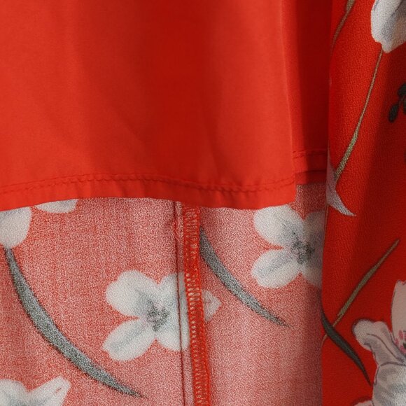 Jack By BB Dakota Womens Maxi Dress Size M Red Floral Cottagecore Romantic - Picture 7 of 8